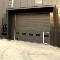 Запечатанная промышленная дверь секции для склада